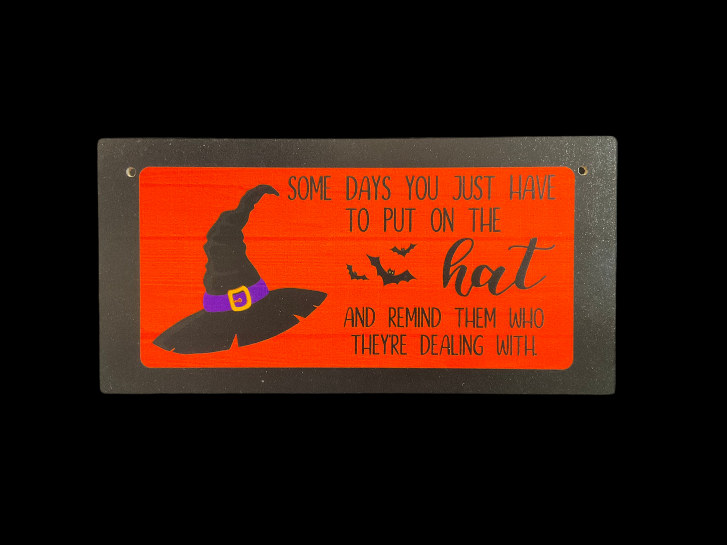 Halloween Rectangle Plaque