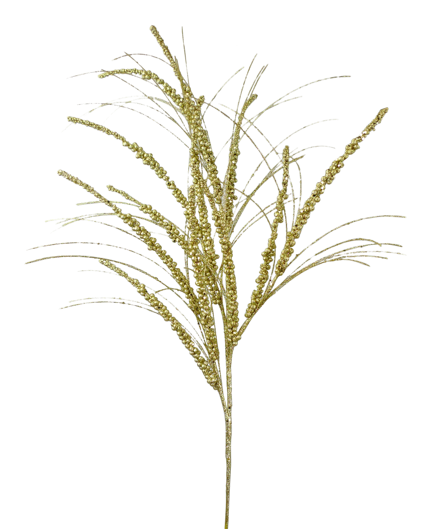 36" Glitter Berry Spray: Blue, Gold, Silver, & White