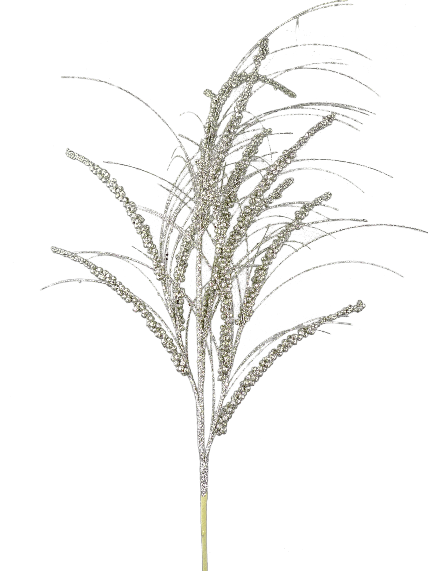 36" Glitter Berry Spray: Blue, Gold, Silver, & White