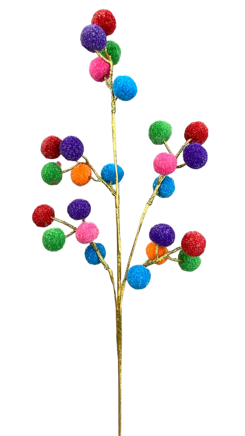 36" Mixed Felt Ball Spray