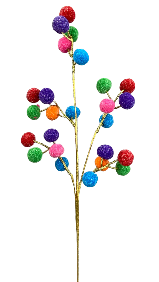 36" Mixed Felt Ball Spray