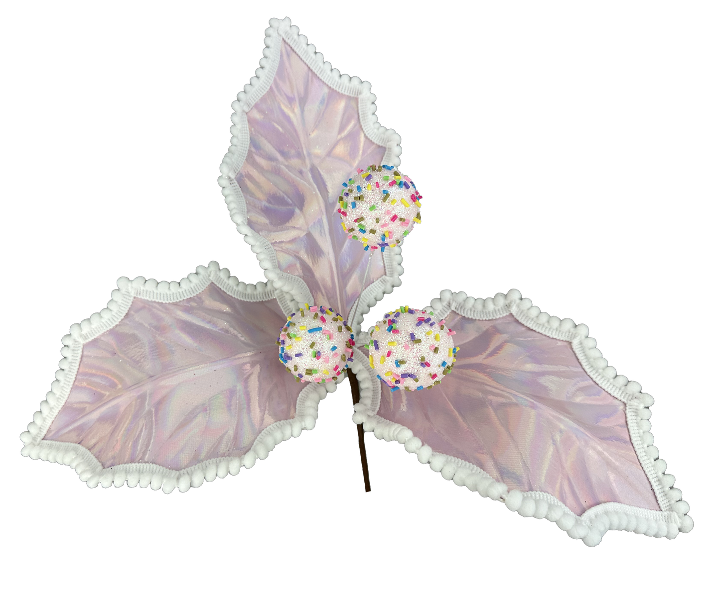 14" Iridescent Holly Picks