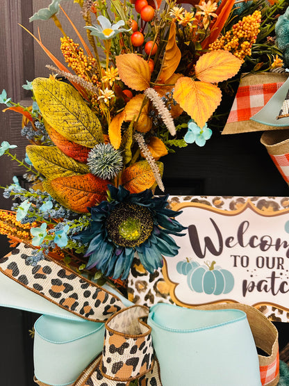 Welcome To our Patch Wreath