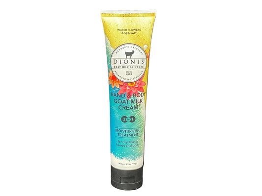 Dionis Hand & Body Cream 3.3oz Water Flowers & Sea Salt