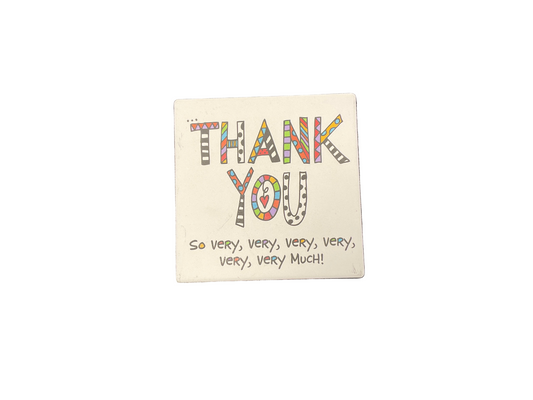 Cuppa Doodles Coaster - Thank You