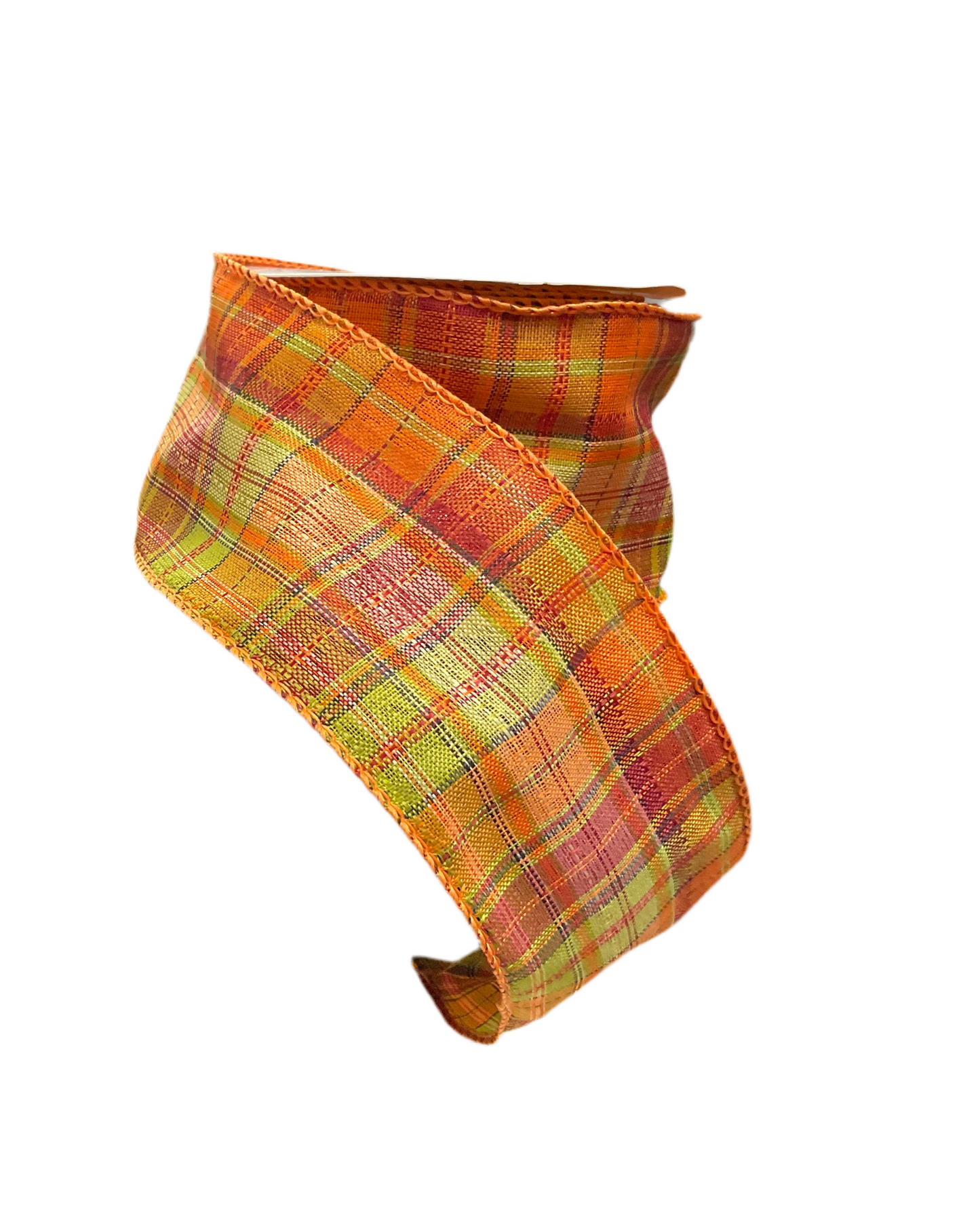 2.5” Harvest Plaid Ribbon x 10yds