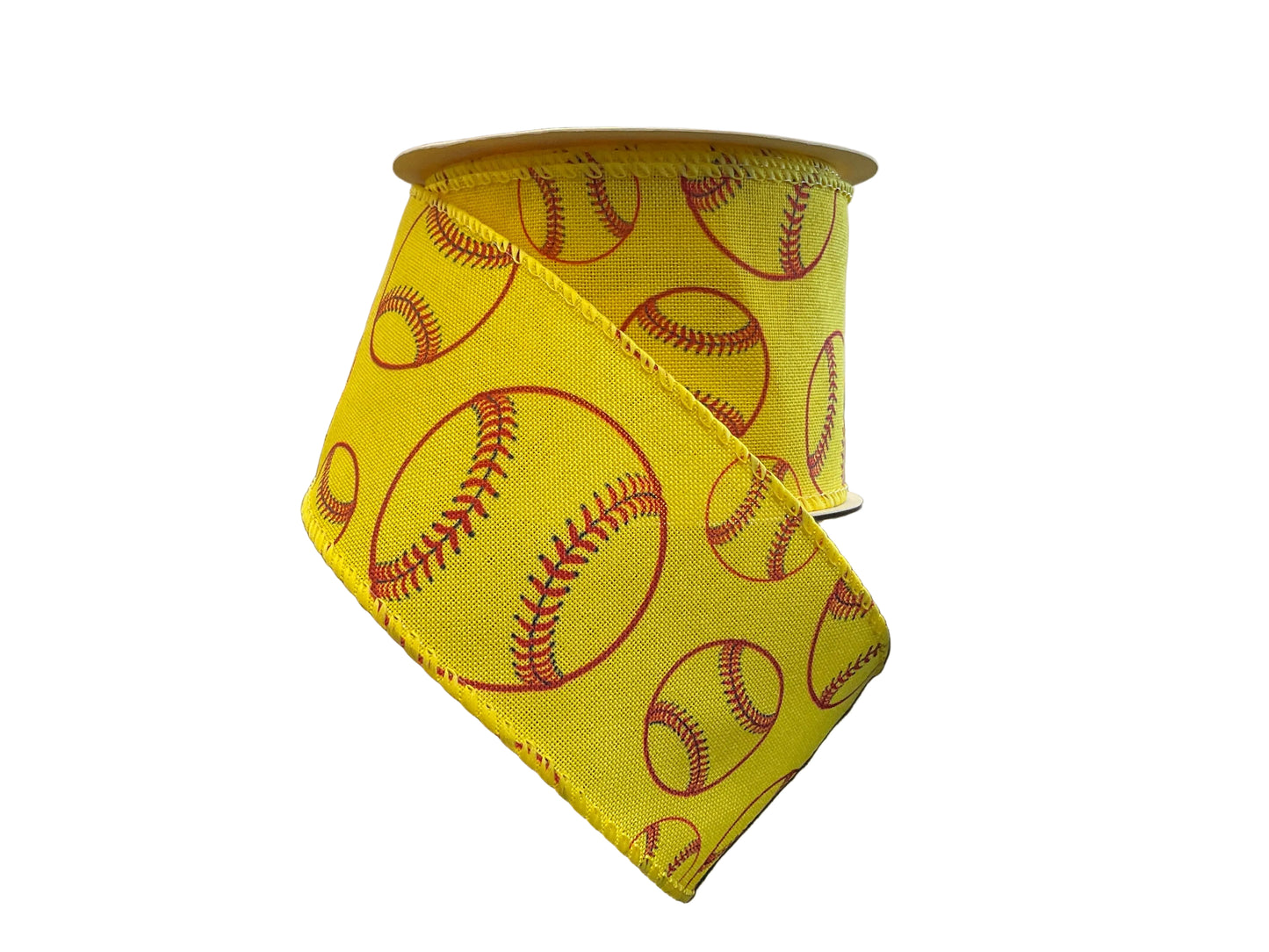 2.5" Baseball/Softball Theme Ribbon 2.5" X 10 Yards