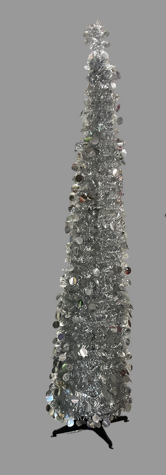5 Ft. Pop-Up Tree - Silver