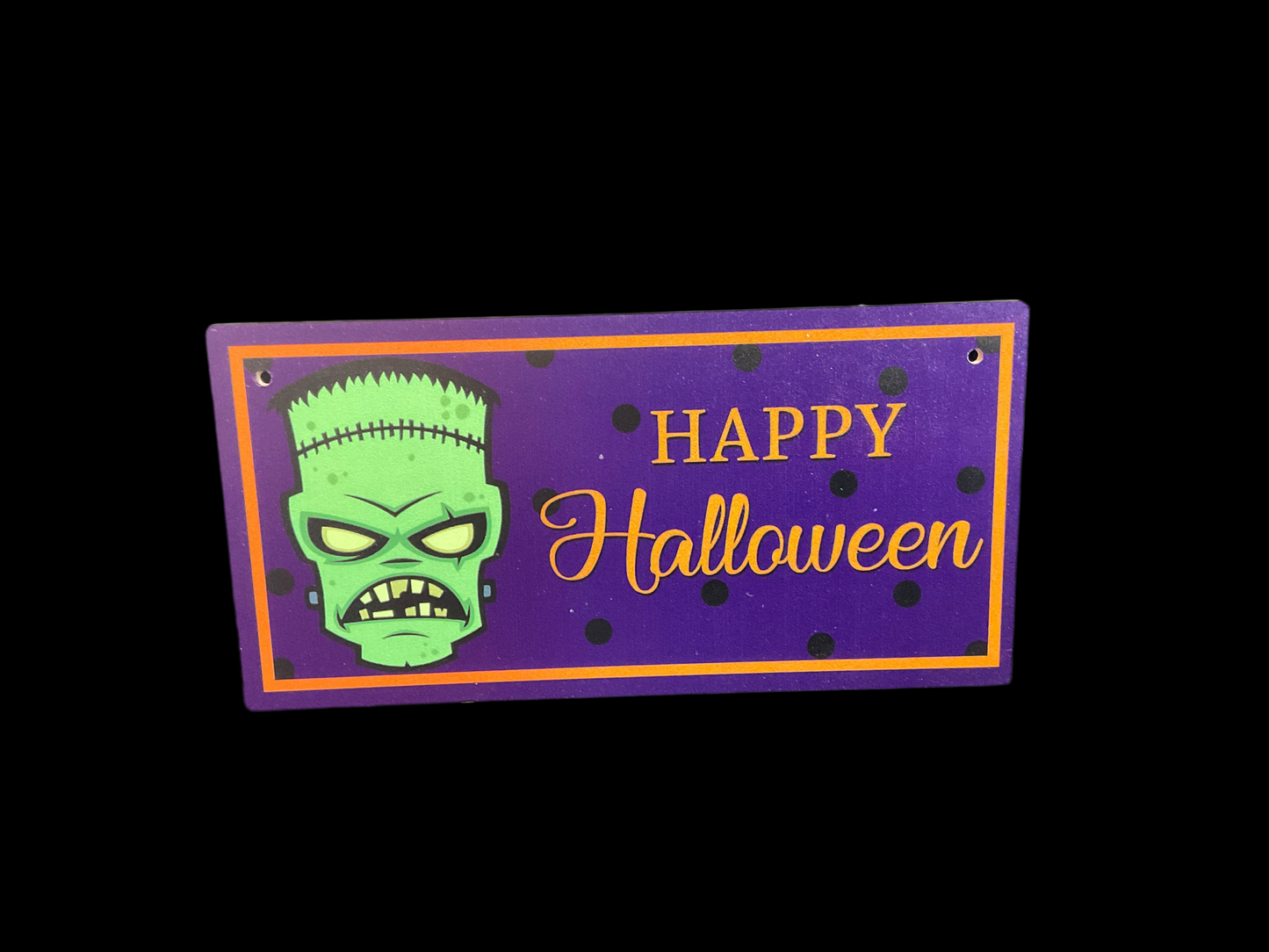 Halloween Rectangle Plaque