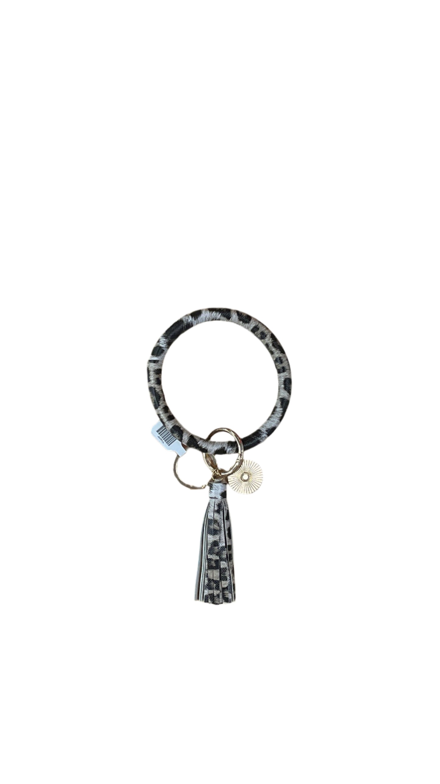 Bangle Bracelet Keyring Pattern w/ Tassel