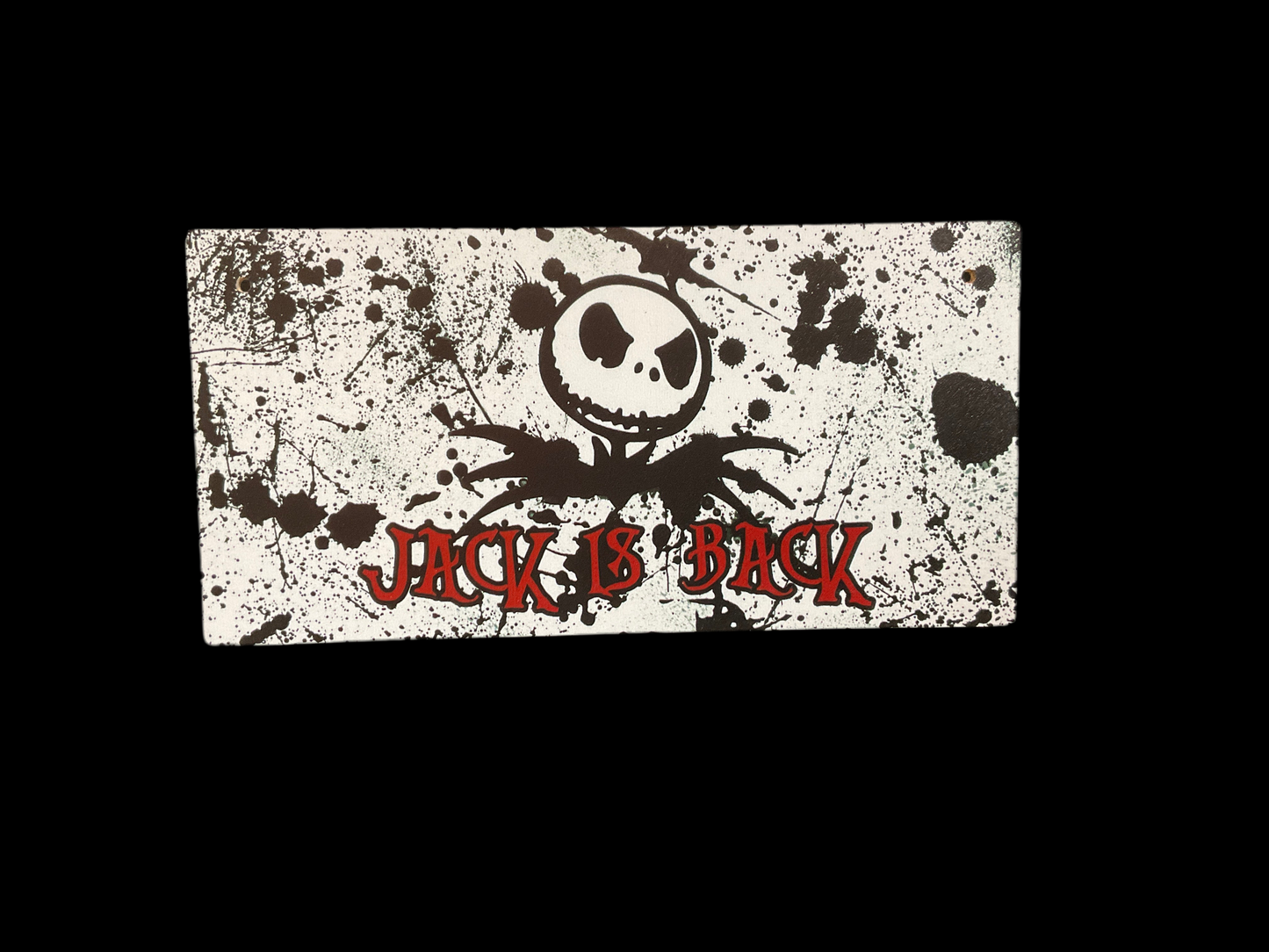 Halloween Rectangle Plaque