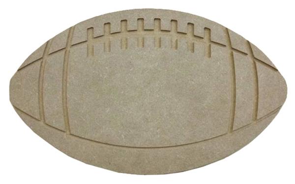11" MDF Football Blank Sign