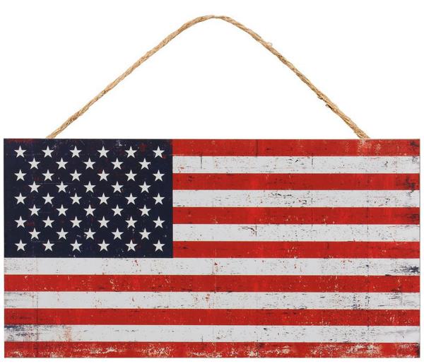 8.25" x 4.3" Flag Sign