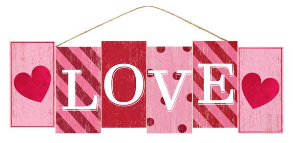 14" X 4.75" Love Block Sign