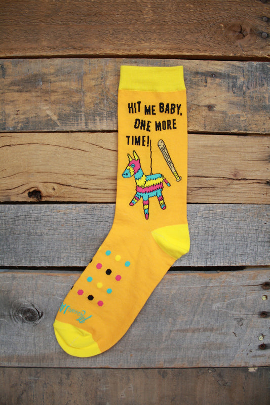 Mason Jar Socks Hit Me Baby One More Time