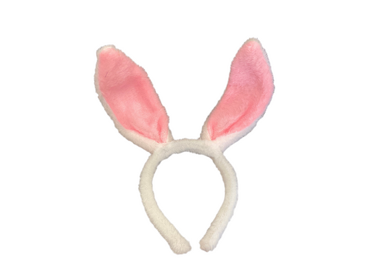 Bunny Ears Pink/White