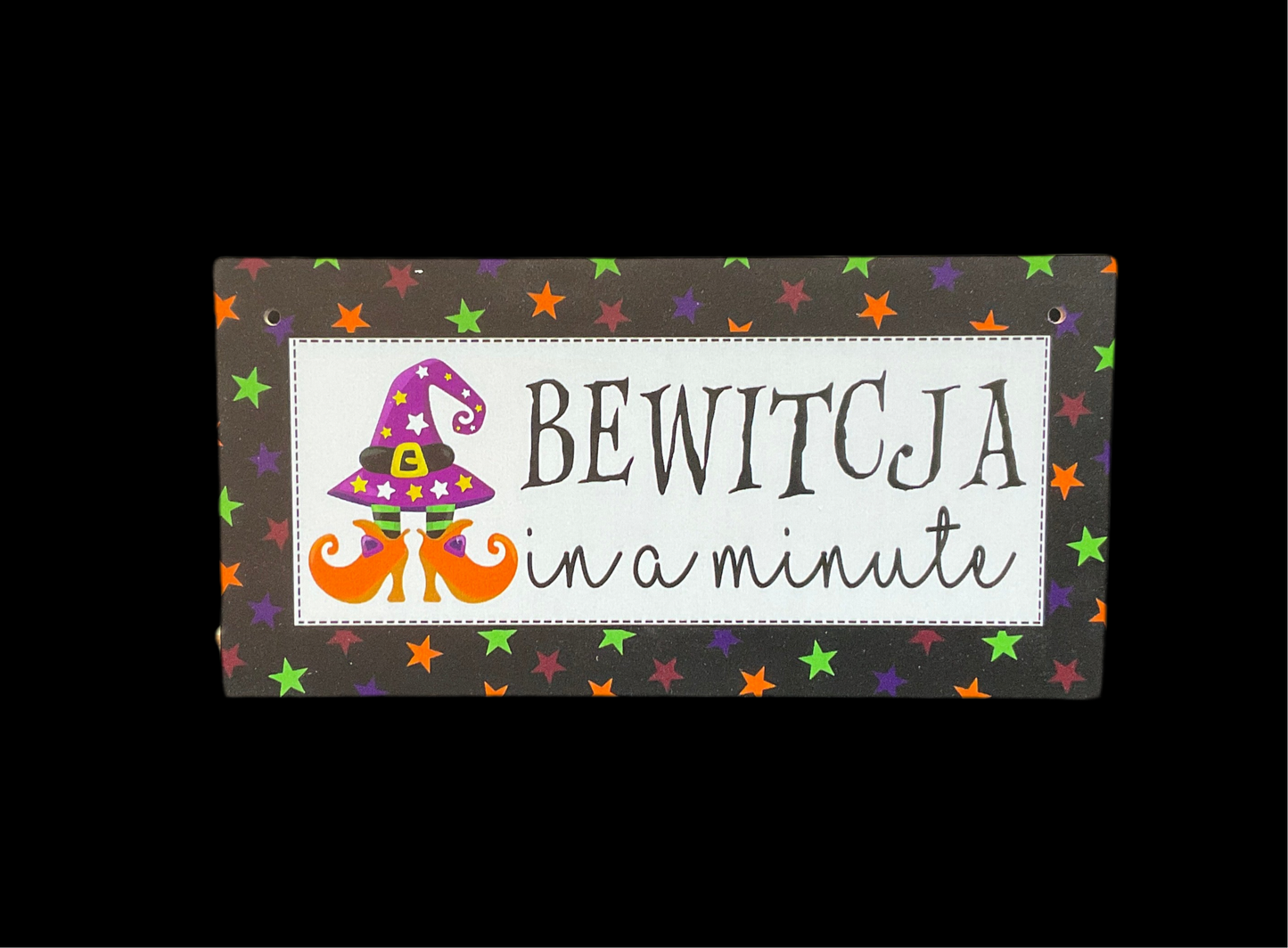 Halloween Rectangle Plaque