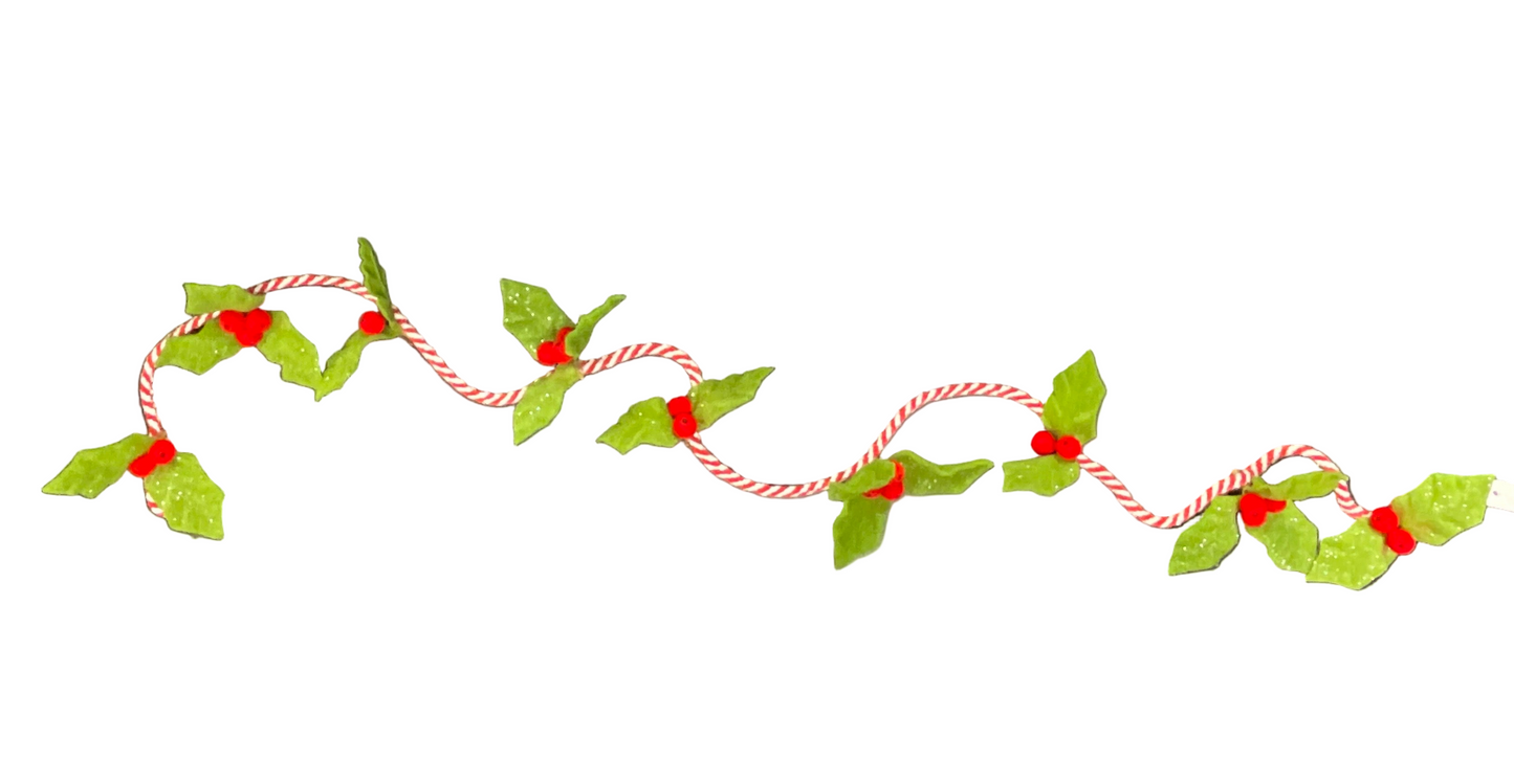 60" Holly Berry Garland