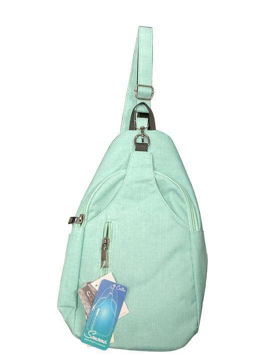 Calla Sonoma Antitheft Daypack Small Colorblock Aqua/Blue Bag