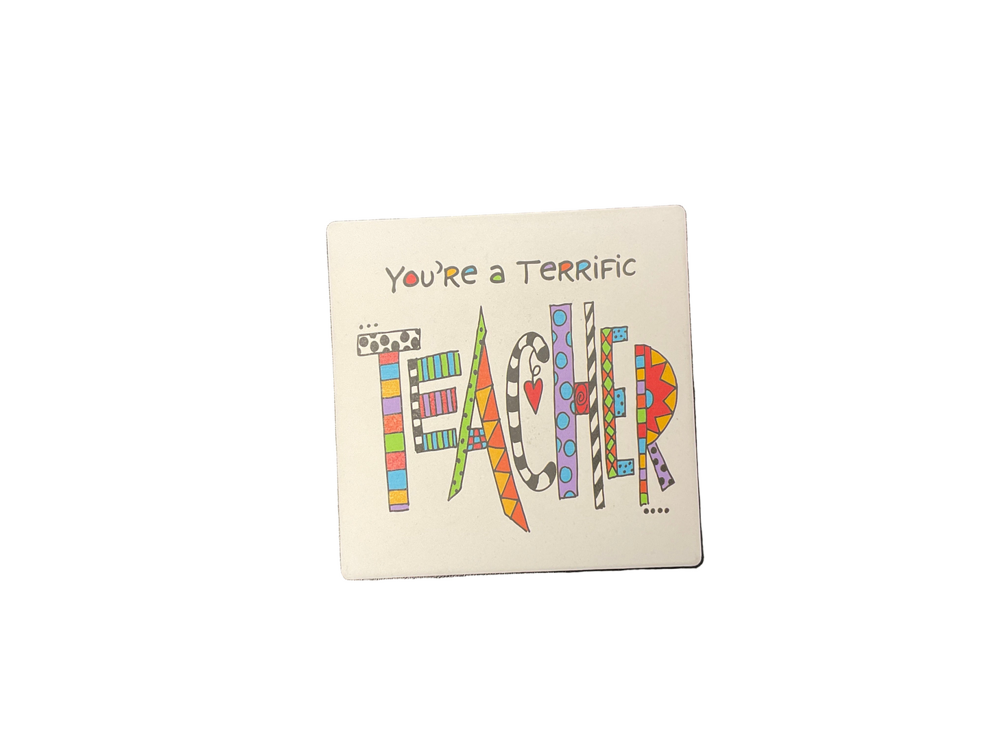 Cuppa Doodles Coaster - Teacher