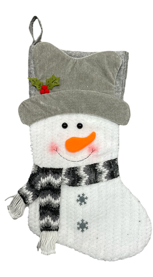 Snowman Stocking Set