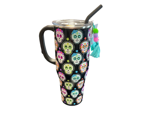 Swig Life 40 oz Mega Mug-Sugar Skulls