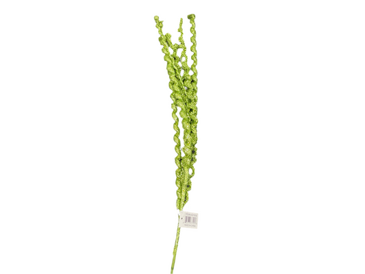 33.5” Swirled Tubing/Bead/Ball Spray Lime