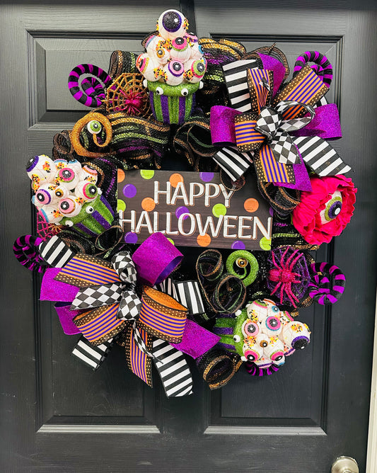 Happy Halloween Wreath