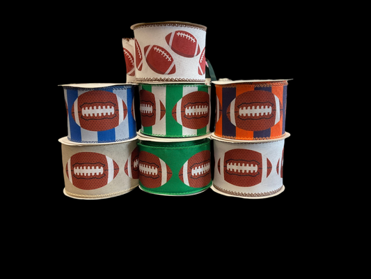 2.5" Football Ribbon - (10 Yards)