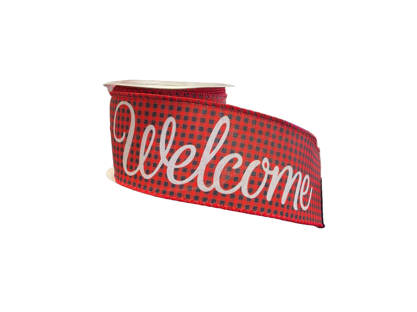 2.5” Welcome Ribbon x 10 yds