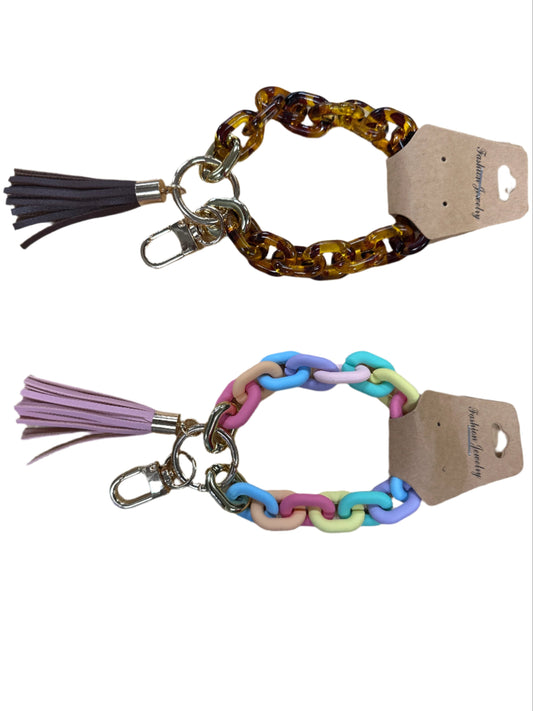 Link Keyring w/Tassel
