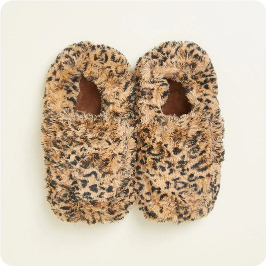 Warmies Slippers: Leopard