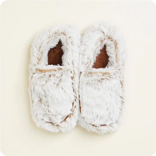Warmies Slippers: Marshmallow Brown