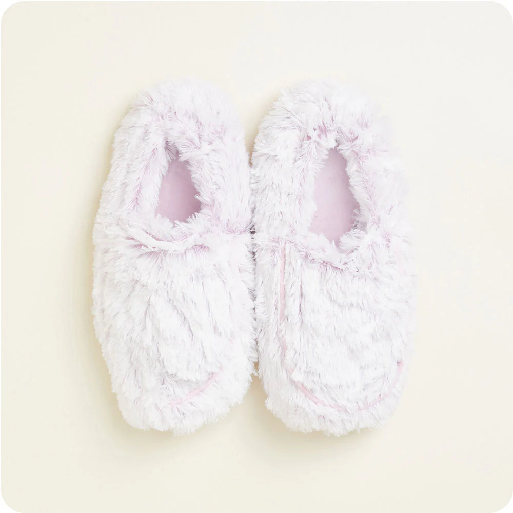 Warmies Slippers: Marshmallow Lavender