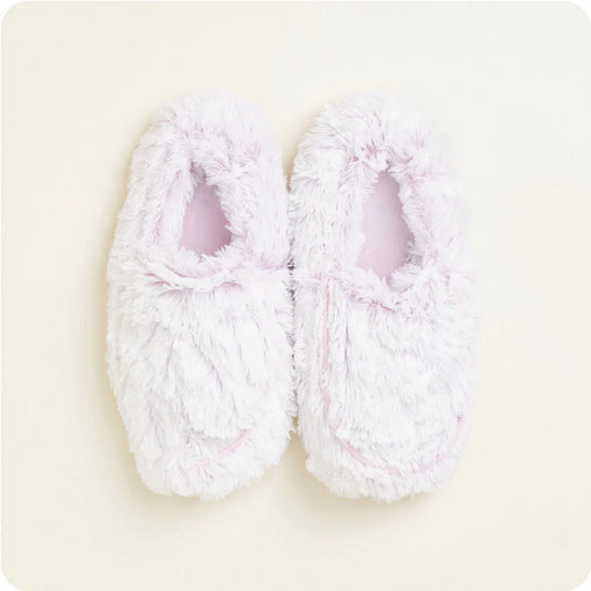 Warmies Slippers: Marshmallow Lavender