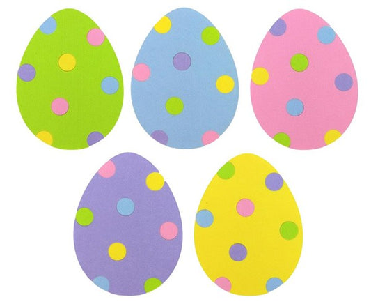 12.5"H Felt/Foam Large Dot Eggs