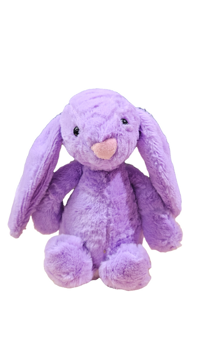 8" Plush Bunny- Multi Colors