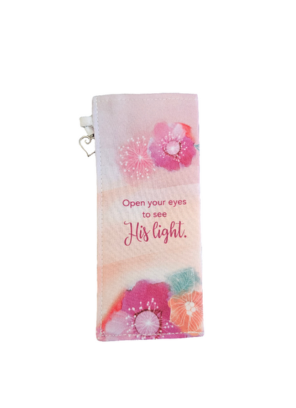 Abby + CA Gifts Faithful Florals - Eyeglass / Glasses Soft Case