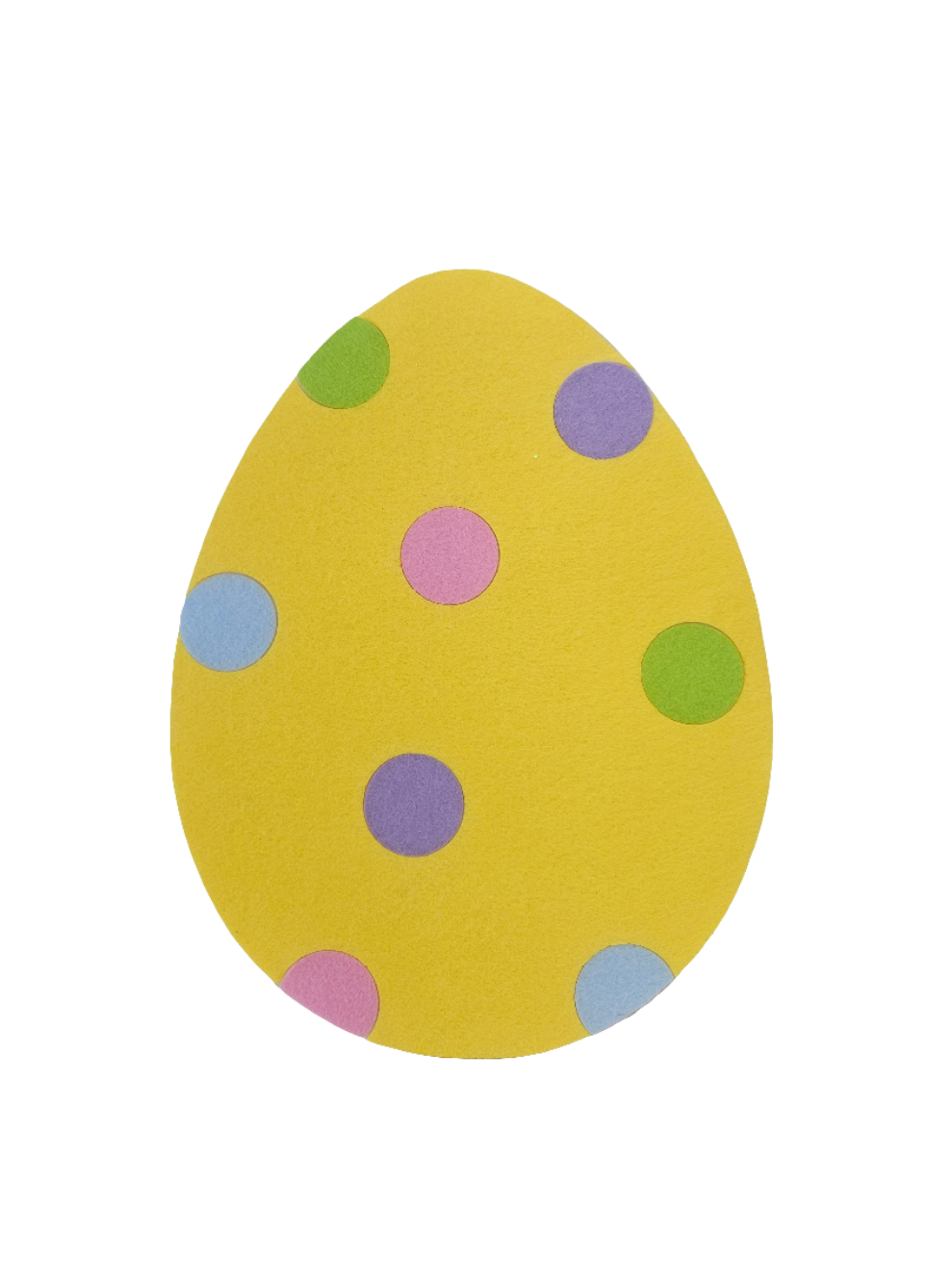 12.5"H Felt/Foam Large Dot Eggs
