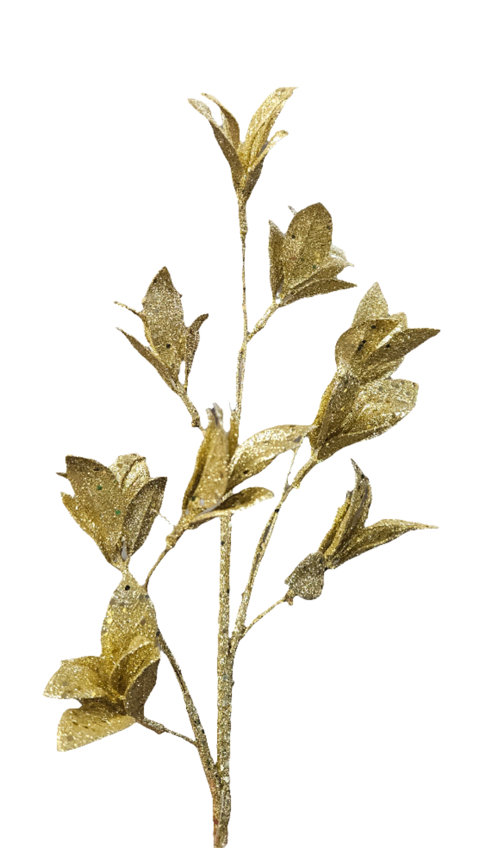 28” Glitter Leaves Sprays