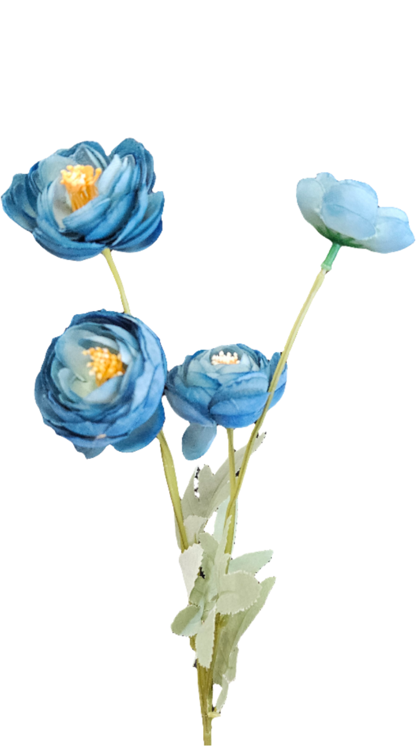 23" Ranunculus Stem - 4 Buds
