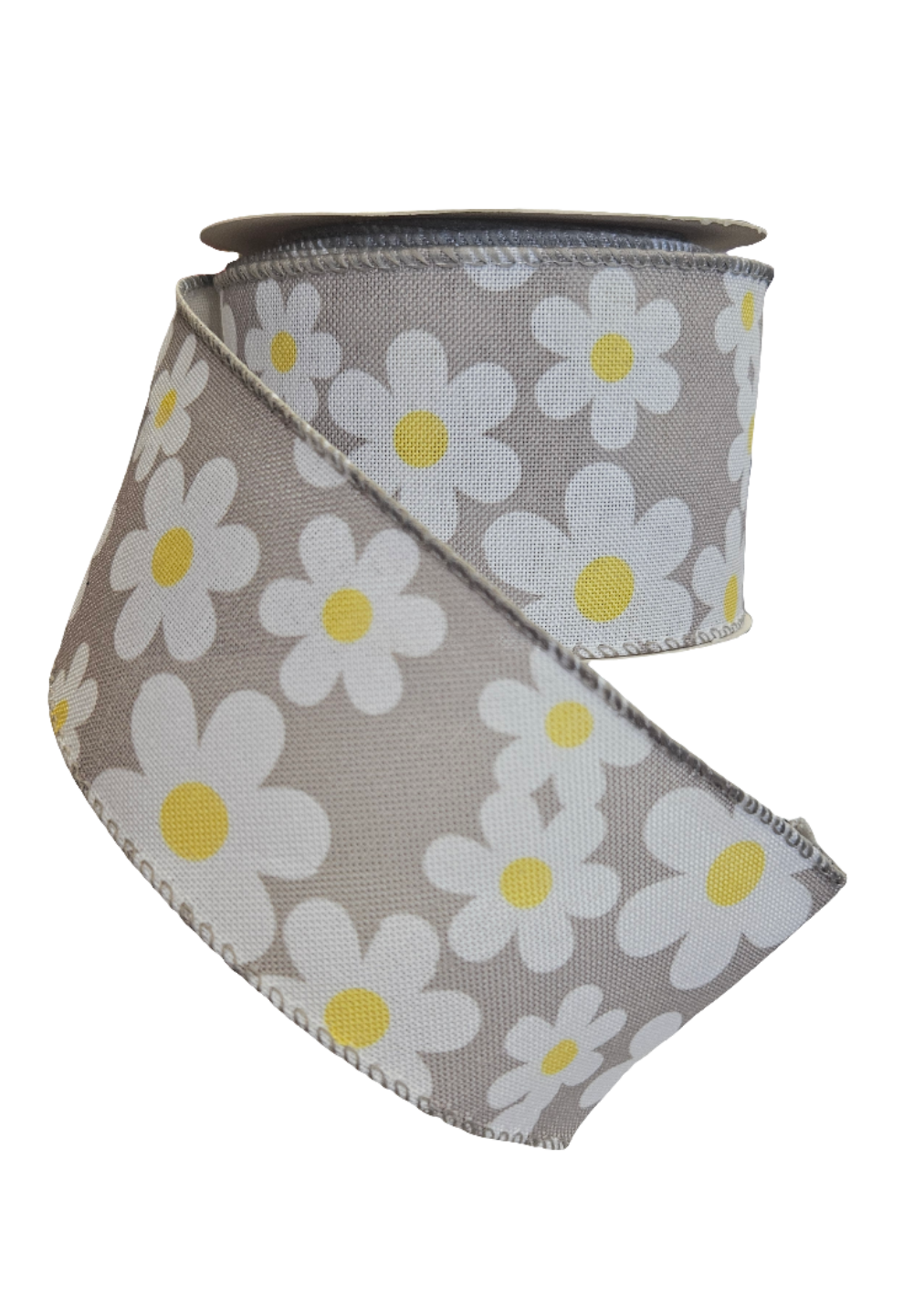 2.5" Daisy Themed Ribbon (10 Yards)