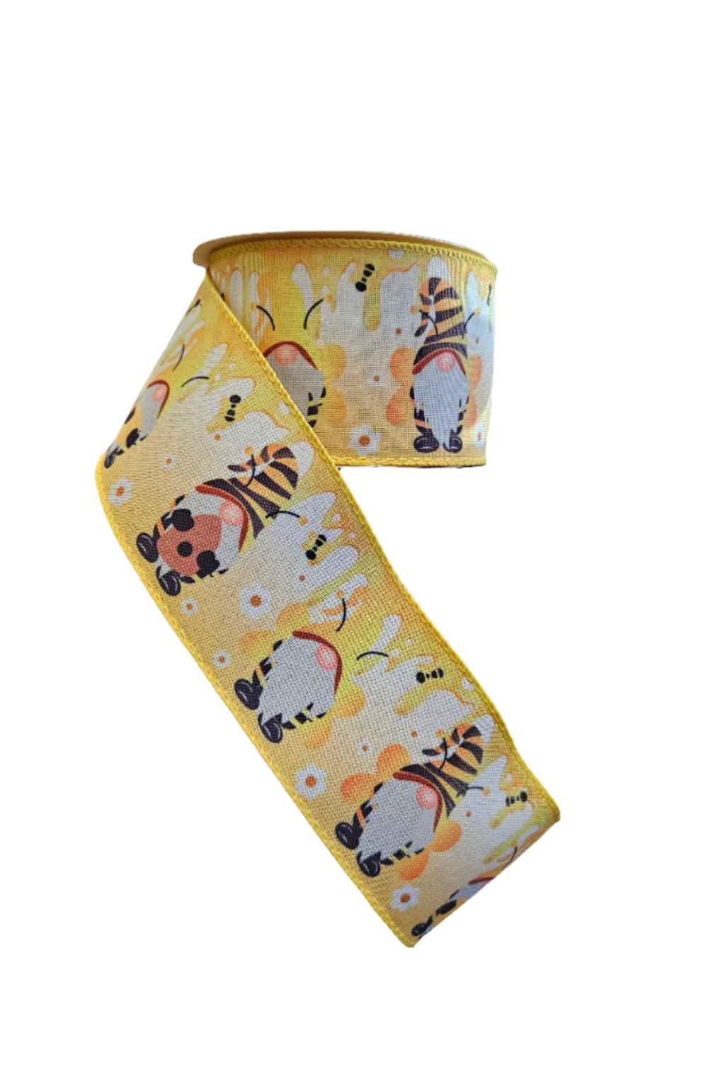2.5" Bee Themed Colors Ribbon: Assortment (10 Yards)