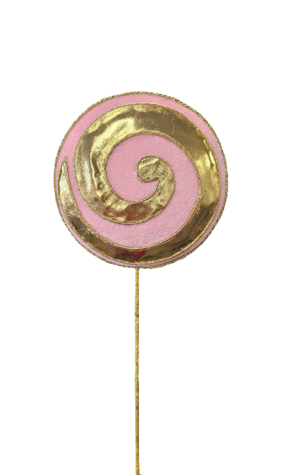 20" Golden Metallic Lollipop Pick