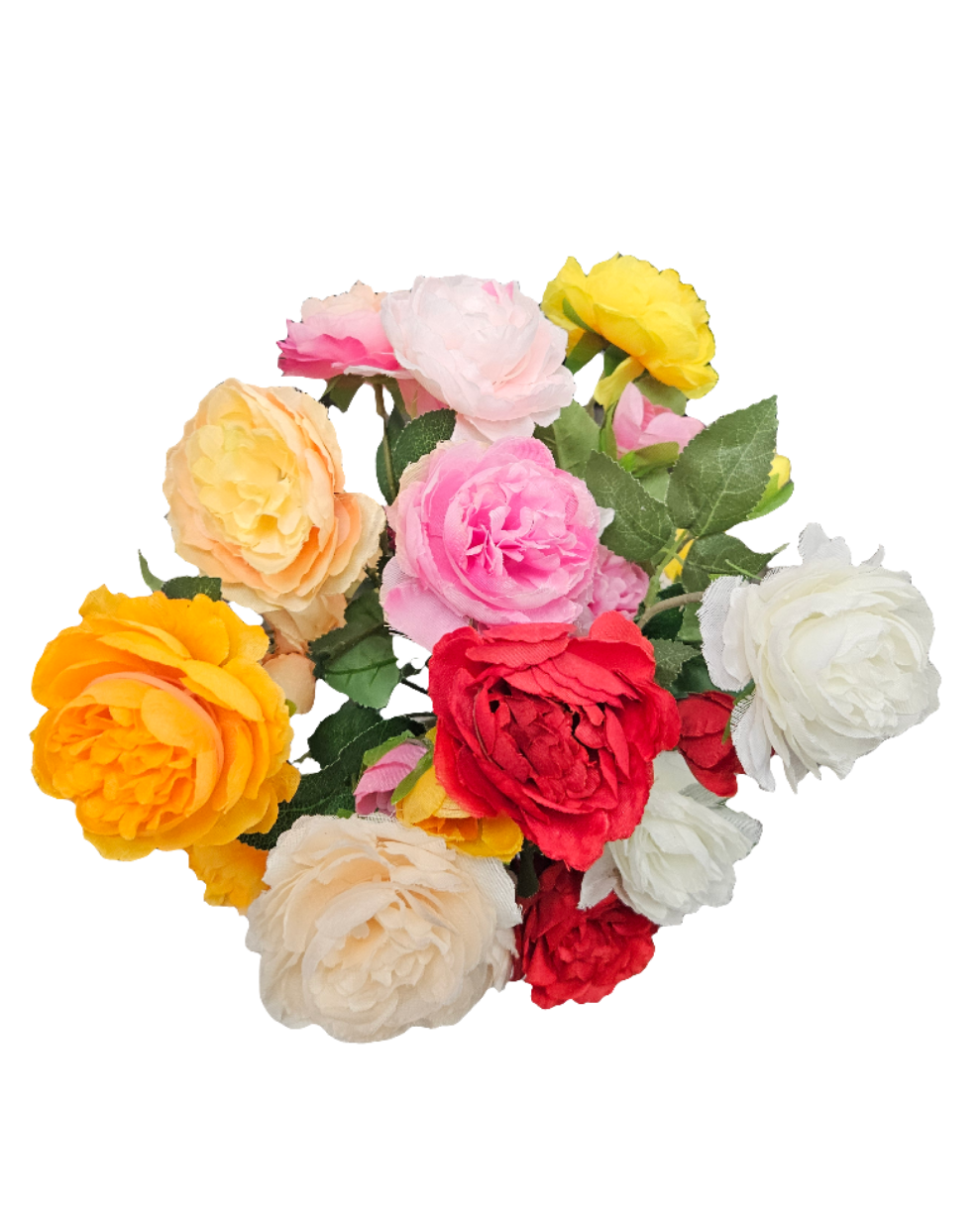 Peony Stem - 3 Head - 25"