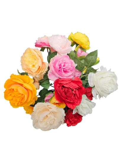 Peony Stem - 3 Head - 25"