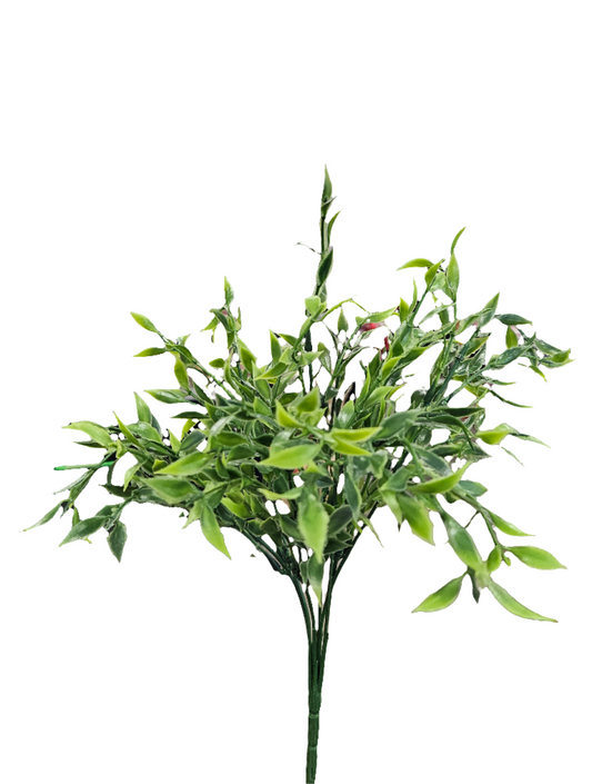 13” Ruscus Greenery Bunch Plastic