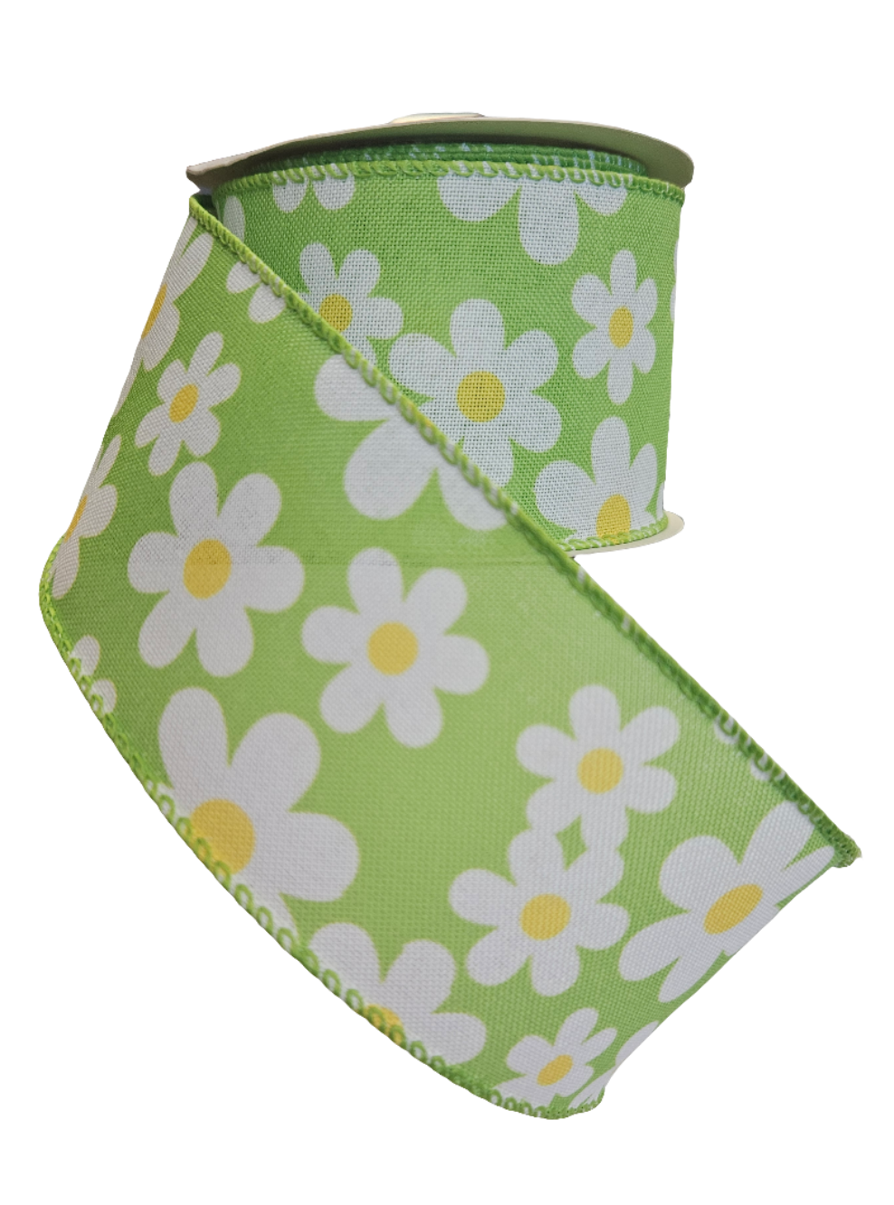 2.5" Daisy Themed Ribbon (10 Yards)