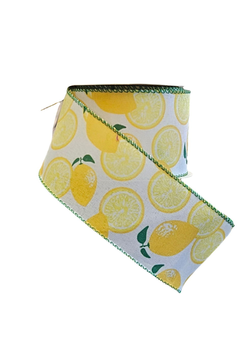 2.5" x 10yds Lemon Themed Ribbon