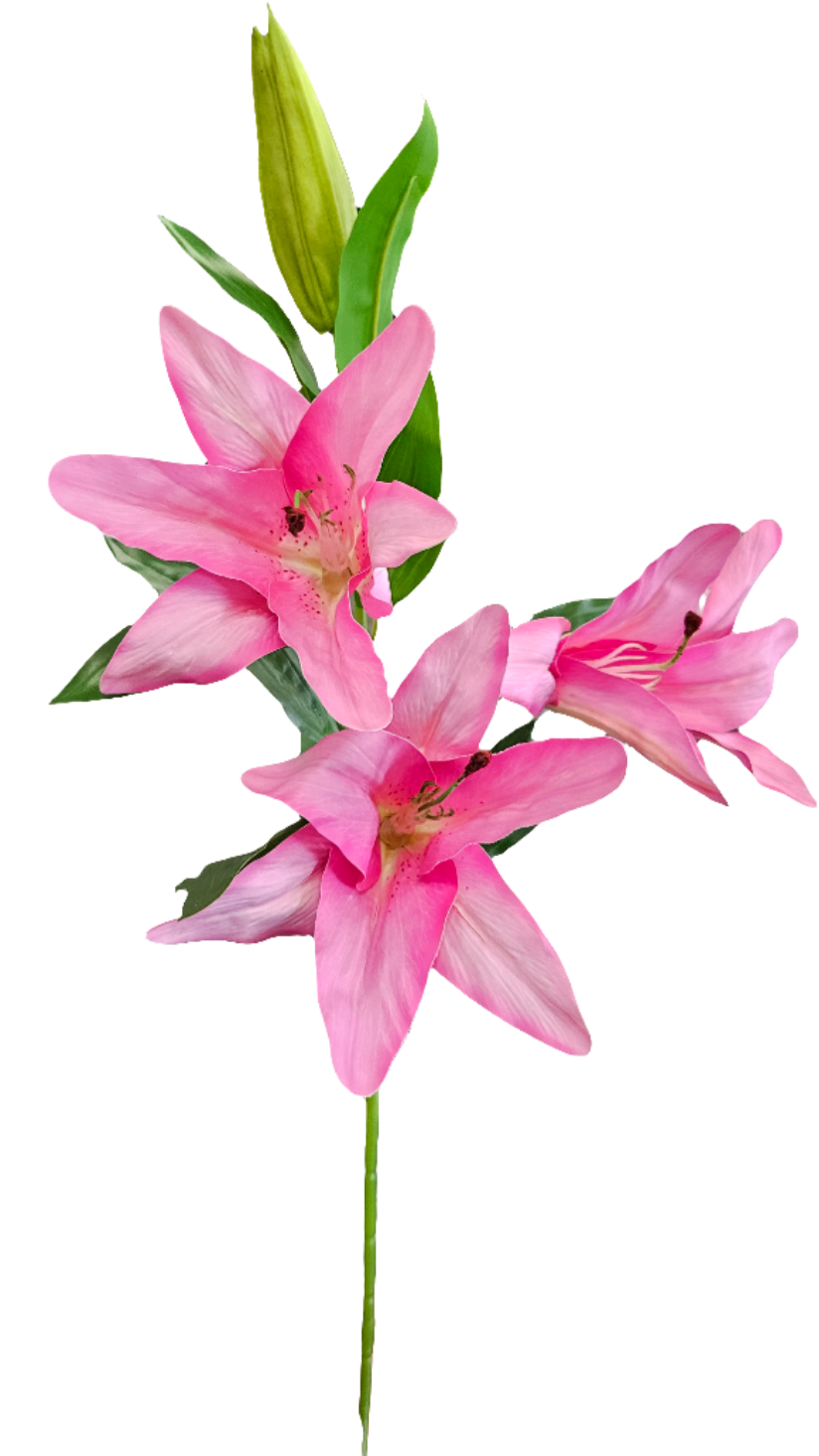 37” Lily -Long Stem
